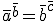 \bar{a}^{\bar{b}}=\bar{b}^{\bar{c}}